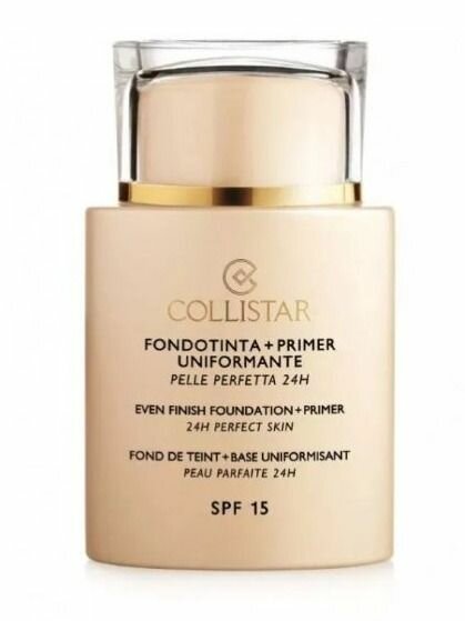 Collistar Make Up Even Finish SPF 15 Ivory №1 - База под макияж и тональное средство 35 мл
