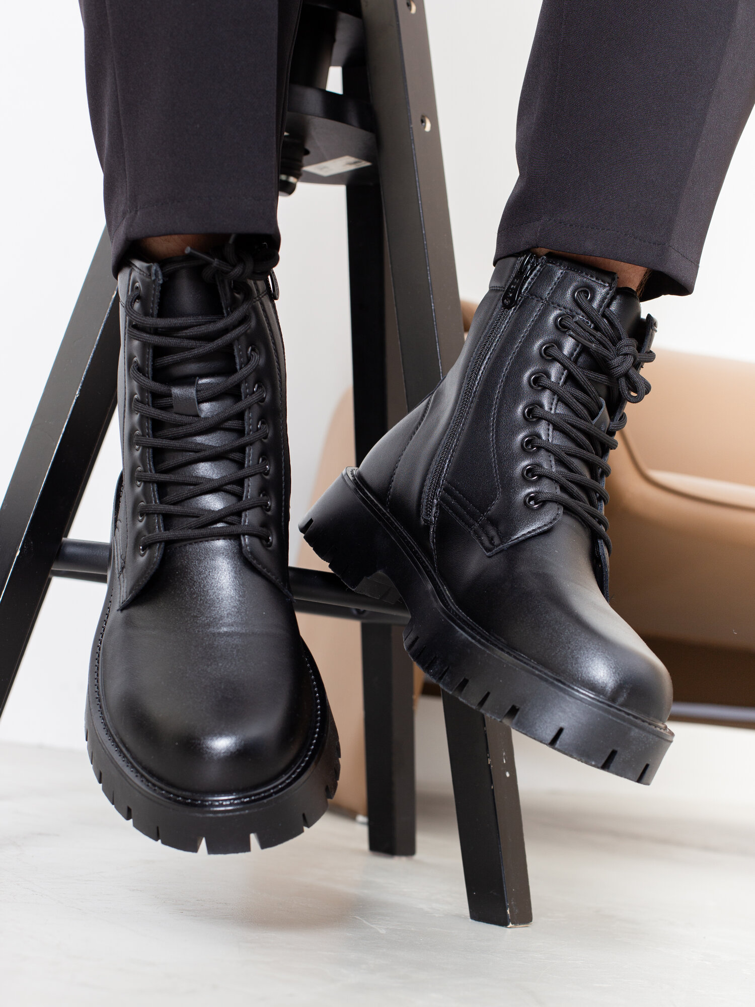 Ботинки берцы BRANKI размер 41 черный