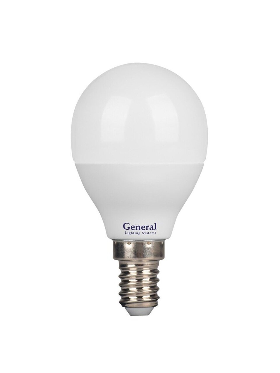 Лампа светодиодная E14, 20 Вт, 230 В, шар, 6500 К, свет холодный белый, General Lighting Systems, GLDEN-G45F