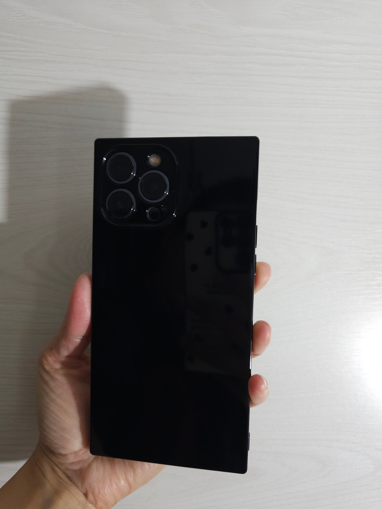 Чехол "Soft Touch", для iPhone 13 Pro Max, глянцевый, силикон, ударопрочный, черный