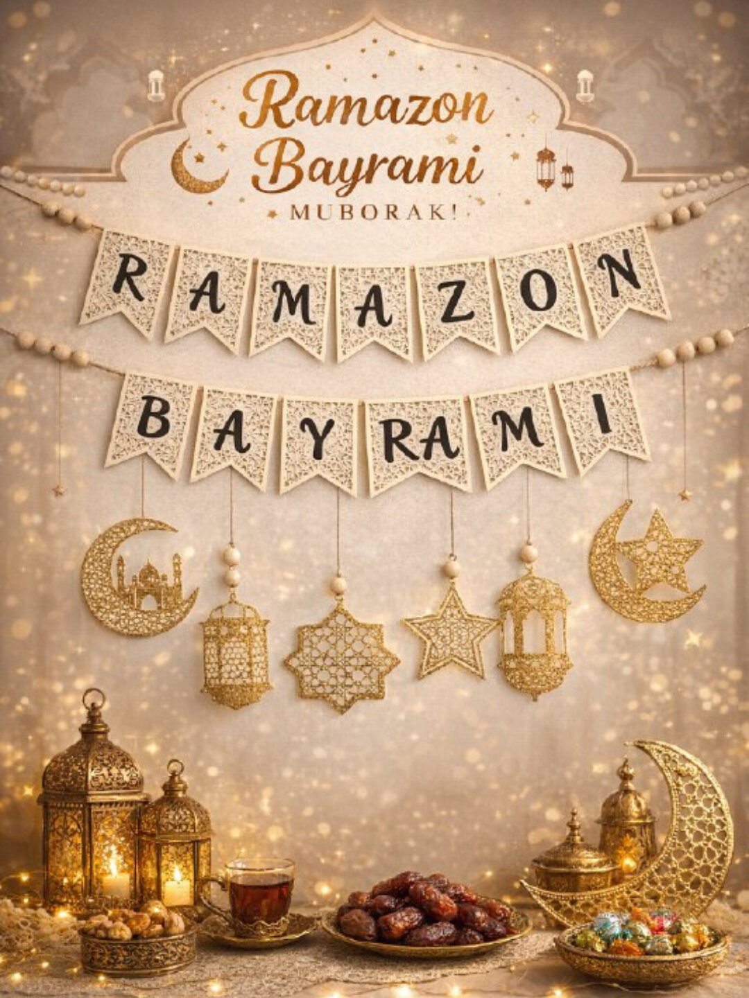 Украшения для дома на Рамадан, подвесные светильники, фонари на Рамадан, декор