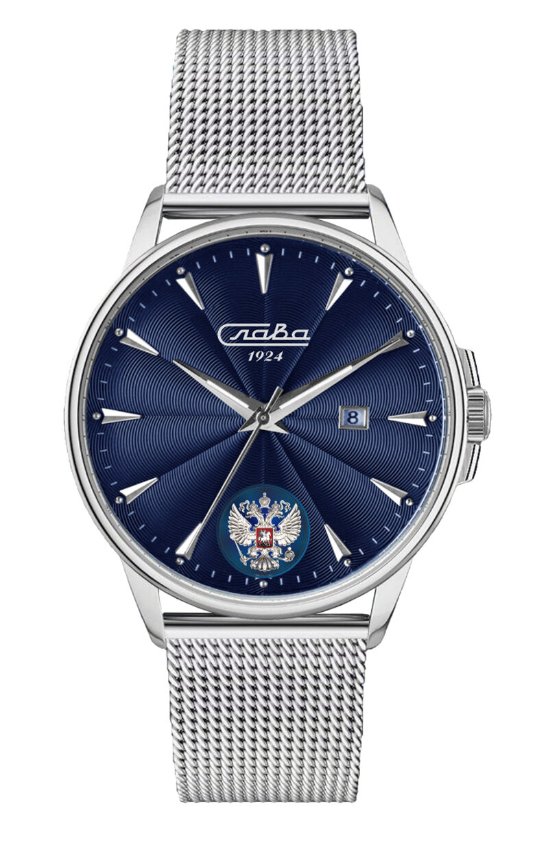 Наручные часы Слава Традиция, синий
