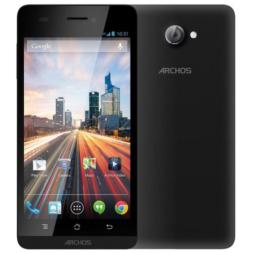 смартфон archos diamond s 2 micro sim белый Смартфон Archos 50b Helium 4G 1/8 ГБ, 2 SIM, черный