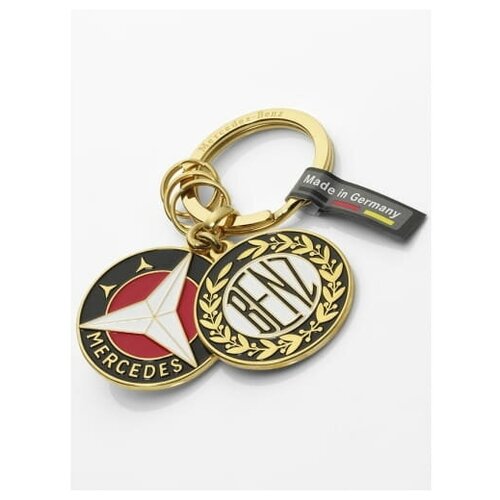 Брелок Mercedes-Benz Key Ring, Sindelfingen, Gold, Brass, арт. B66041523, (оригинальная коллекция)