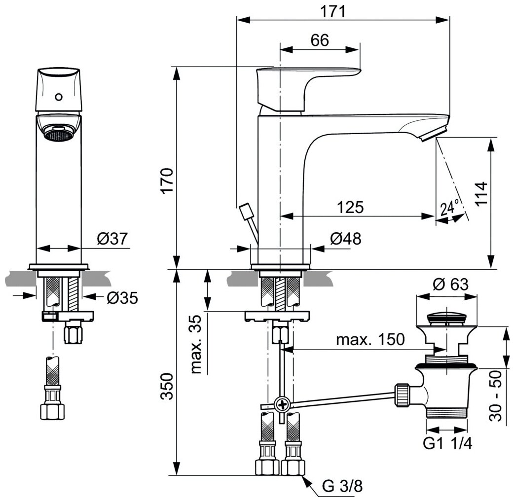 Смеситель Ideal Standard - фото №5