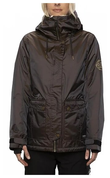 Куртка 686 Wmns Treasure Insulated Jacket 2021 BLACK IRIDESCENT