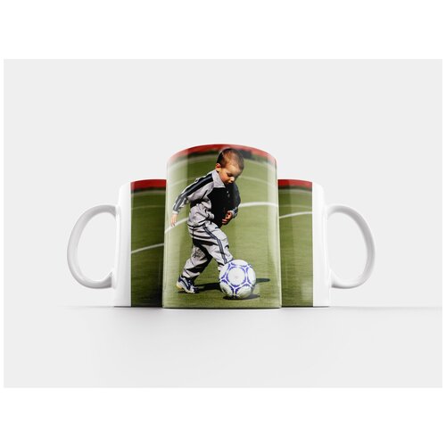 фото Кружка "футболист, мяч, мальчик" 320 мл lotsprints