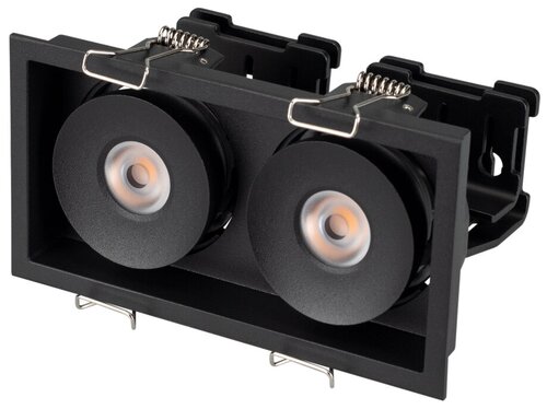 Светильник CL-SIMPLE-S148x80-2x9W Warm3000 (BK, 45 deg) (Arlight, IP20 Металл)