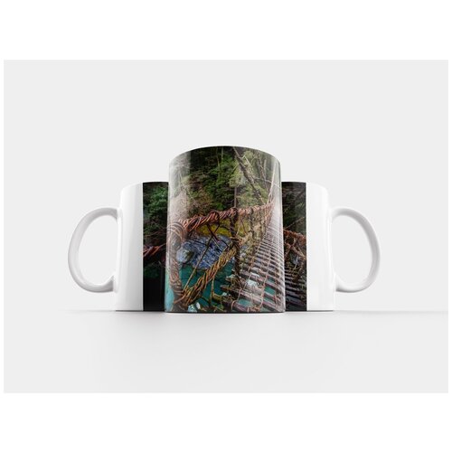 фото Кружка "мост казура, япония, мост" 320 мл lotsprints