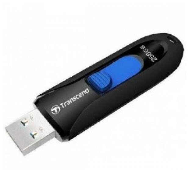 USB-флешки Emtec Флеш Диск Transcend 256Gb Jetflash 790 Ts256gjf790k USB3.0 черный/синий