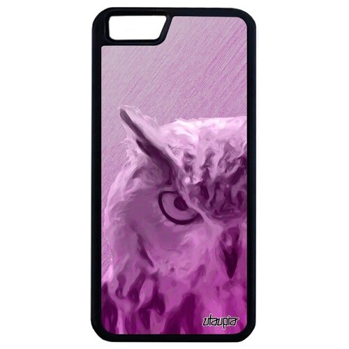 фото Красивый чехол на смартфон // apple iphone 6 plus // "сова" животные птица, utaupia, розовый