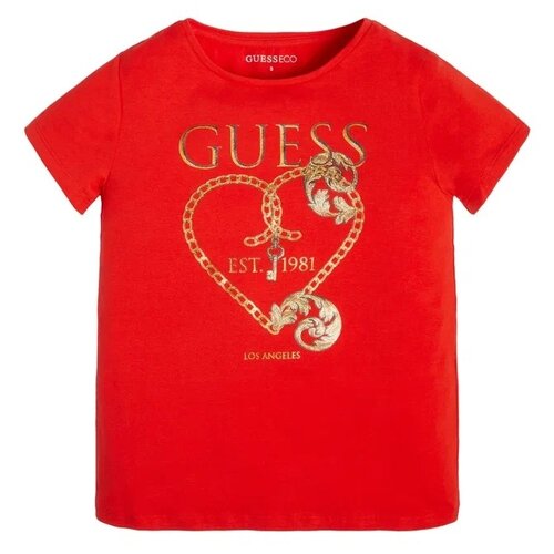 Футболка девочки Guess красный J3RI18K6YW3G5398 размер 8