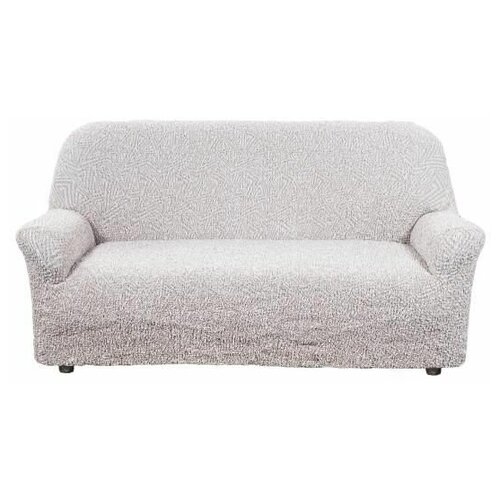 фото Чехол для мебели: чехол на 3-х местный диван виста меандр бежевый еврочехол