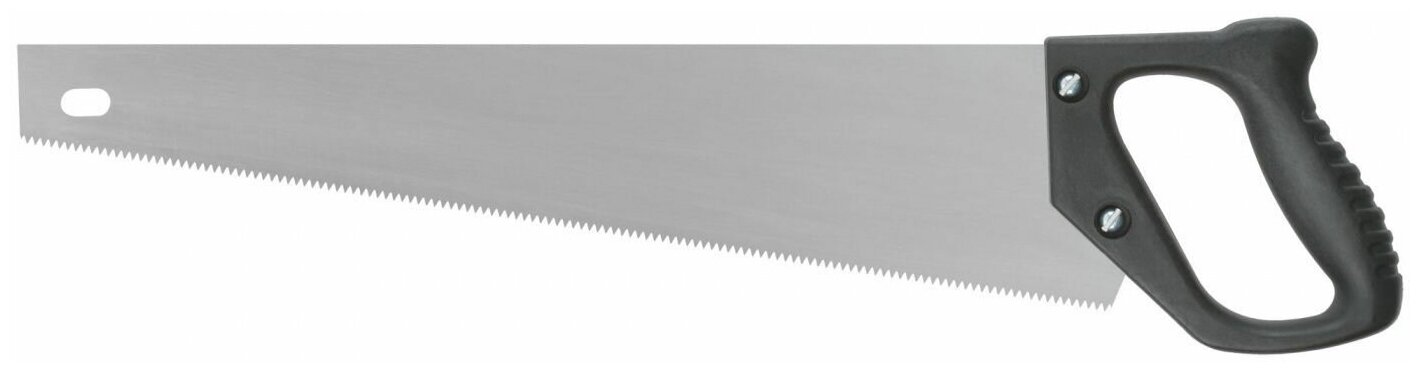 Ножовка по дереву "Эконом", мелкий зуб, шаг 3 мм, пластиковая ручка, 400 мм РОС 40291М