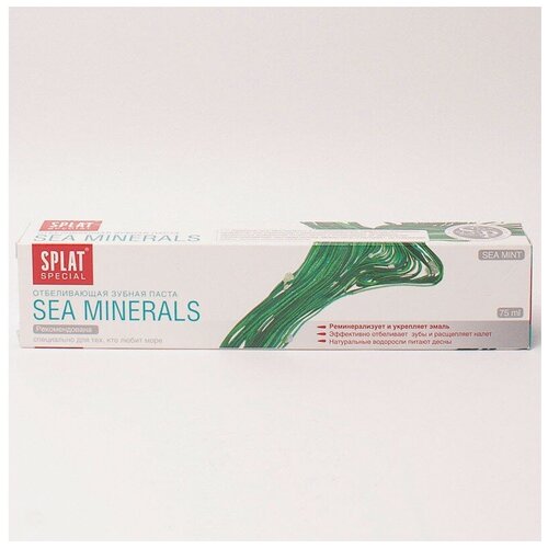 Зубная паста Splat Special sea minerals 75 мл зубная паста splat special sea minerals морские минералы