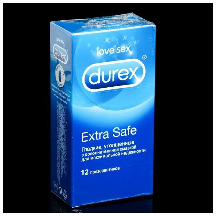 Презервативы №12 DUREX Extra Safe (утолщенные) 6485048