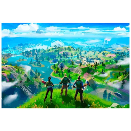 Картина по номерам на холсте игра Fortnite 5369 картина по номерам на холсте игра fortnite 5369 40x30