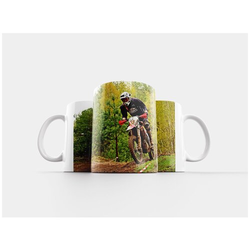 фото Кружка "эндуро, мотокросс, мотоцикл-внедорожник" 320 мл lotsprints