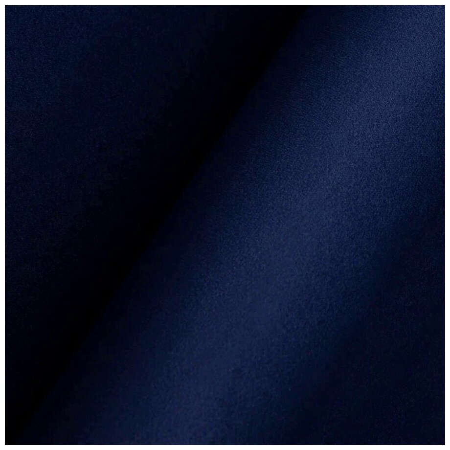 Ткань мебельная велюр FOXY 78, темно-синий, 1 метр, для обивки мебели, перетяжки, реставрации, рукоделия, штор
