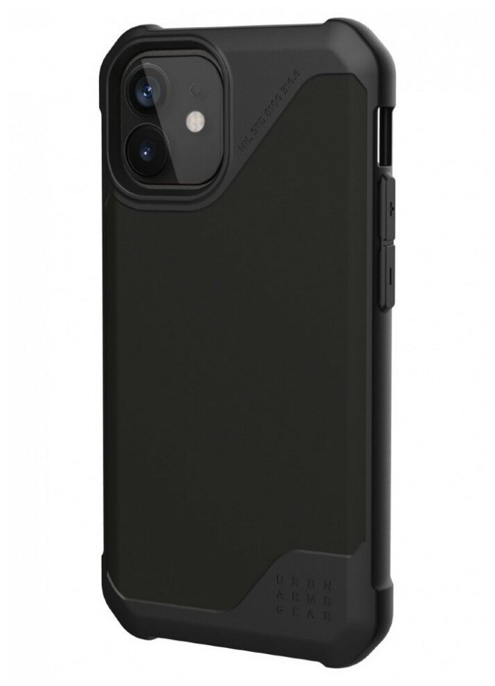 Чехол Urban Armor Gear (UAG) Metropolis LT Series для iPhone 12 mini, цвет Черный LTHR (11234O118340)