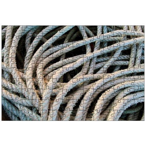 фото Магнитный пазл 27x18см."веревка, связанный, морской узел" на холодильник lotsprints