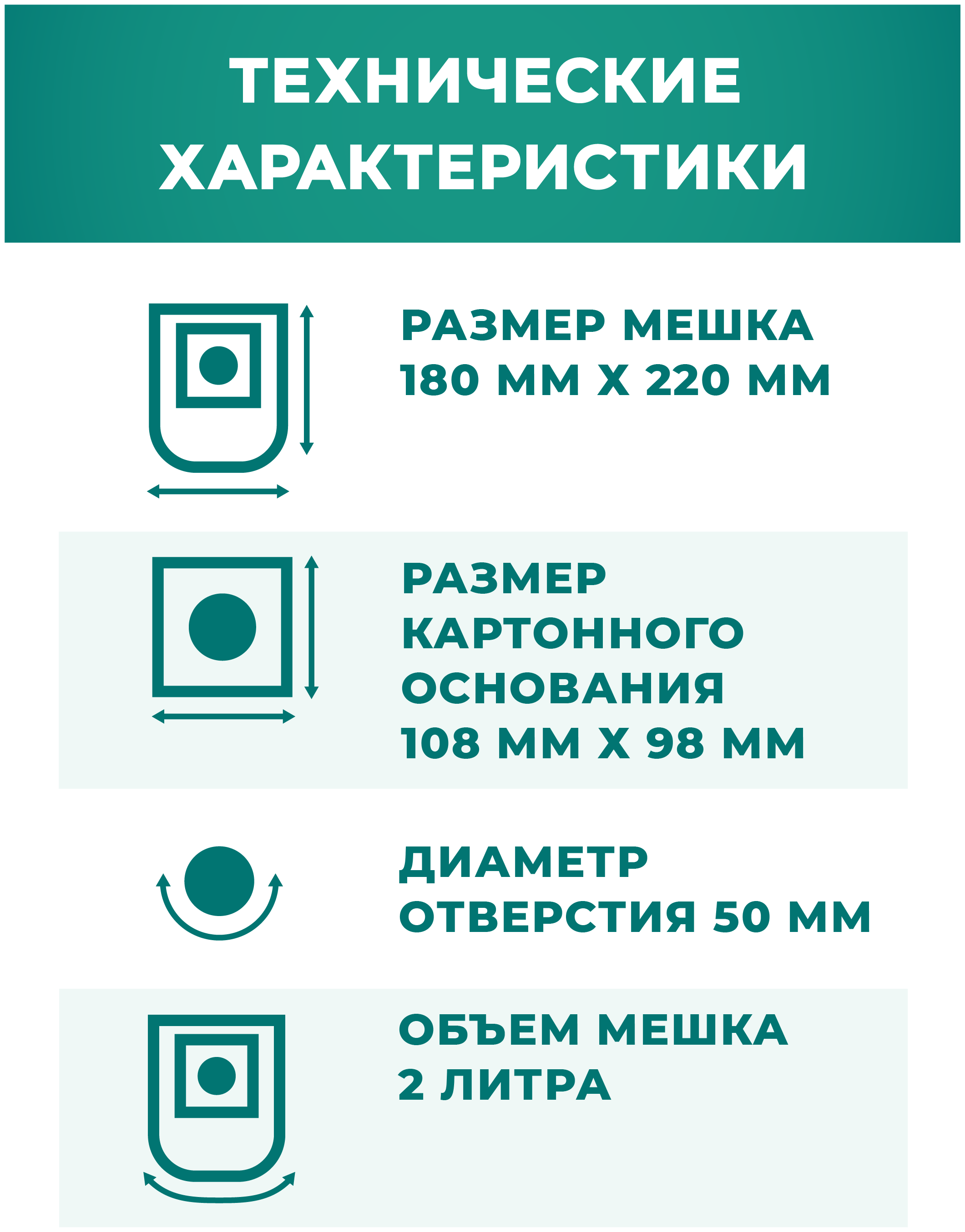 Мешки для пылесоса универсальные, одноразовые 5 шт (LG, Samsung, Daewoo, Bork и другие)