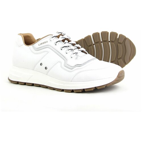 Кроссовки мужские, Clays, размер 42, белый, натуральная кожа