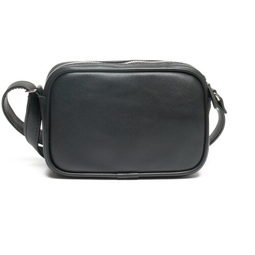 фото Сумка кросс-боди ofta, фактура гладкая, черный