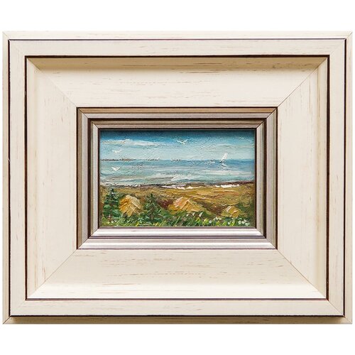 фото Картина маслом "залив. дюны" мифтахов русская живопись