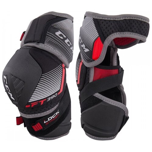 фото Защита локтя ccm jetspeed ft390 elbow pads jr, р. s, черный/серый/красный