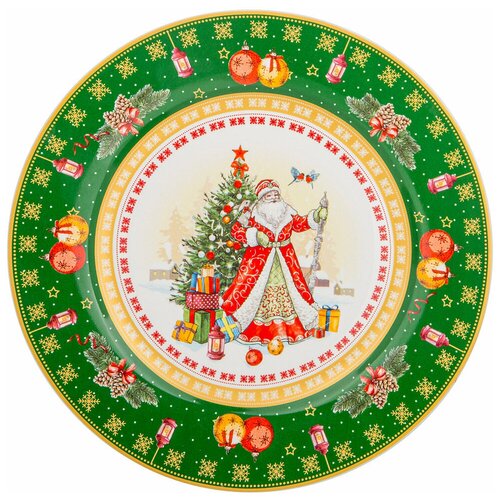 фото Тарелка десертная christmas collection 21 см lefard новогодняя коллекция (147754)