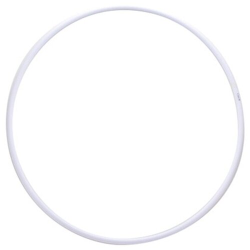 фото Обруч гимнастический пластиковый(ан-г) сасаки) 165 г, ko-307, белый, 600 мм энсо