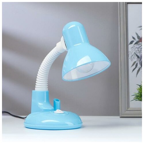 Лампа настольная на подставке 1х40Вт Е27 шнур 0,85м синий