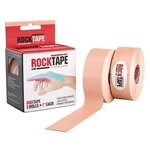 Тейпы ROCKTAPE Кинезиотейпы узкие (2 рулона 2,5см х 5м) 2 рулона 2,5см х 5м, Телесный - изображение