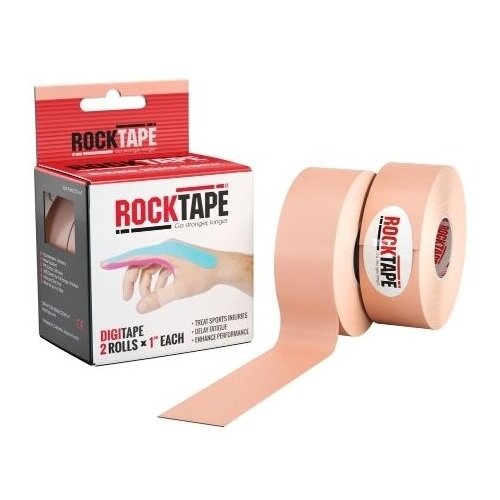 фото Тейпы rocktape кинезиотейпы узкие (2 рулона 2,5см х 5м) телесный, 2 рулона 2,5см х 5м