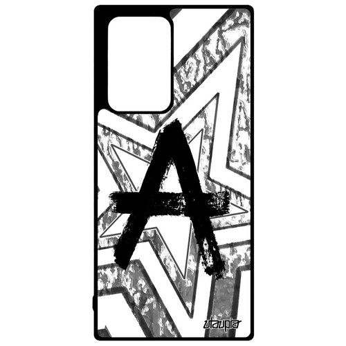 фото Ударопрочный чехол для мобильного // galaxy note 20 ultra // "анархия" знак стиль, utaupia, серый