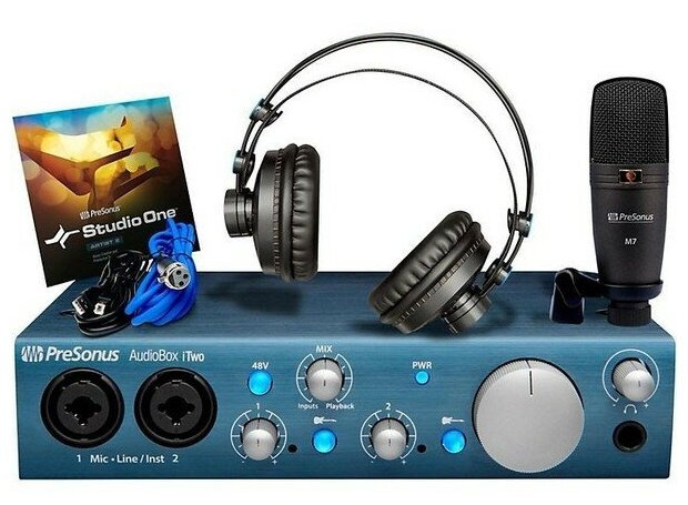 PreSonus AudioBox iTwo Studio комплект для звукозаписи в составе AudioBox iTwo, Studio One Artist +