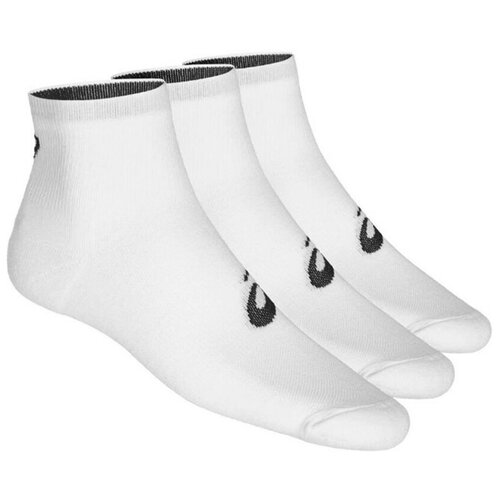 спортивные носки performance run quarter sock unisex asics бирюзовый Носки ASICS 3PPK Quarter, размер M, белый