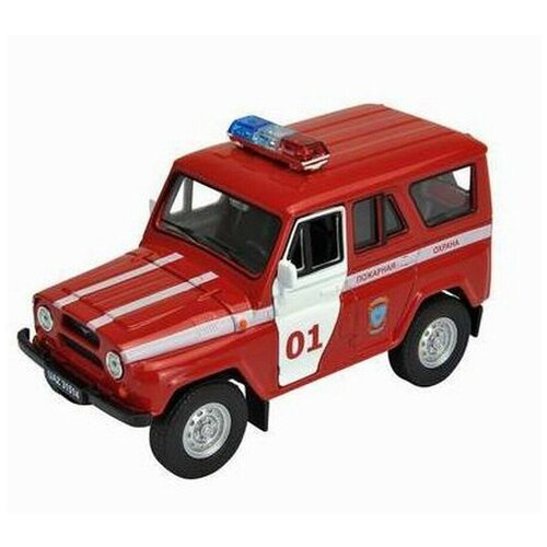 Машинка металлическая УАЗ 31514 пожарная охрана машинка уаз пожарная охрана металлическая 3 1 шт