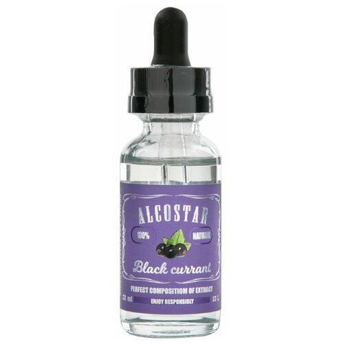 Эссенция Alcostar Black Currant, 30 мл. эссенция elix russian polugar 30 ml