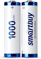 Аккумулятор Ni-Mh 1000 мА·ч SmartBuy AA Rechargeable 1000, 2 шт.