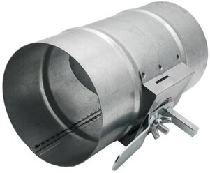 Дроссель-клапан для круглых воздуховодов d160 мм оцинкованный Левша