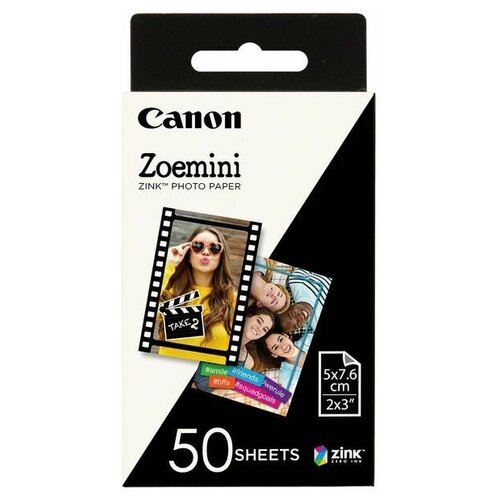 Canon Картридж для фотоаппарата Canon Zoemini Zink Photo Paper 50 листов ZP-2030-50 539000₽