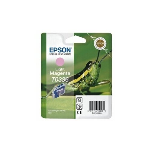 Картридж Epson T0336 Light Magenta C13T03364010 epson картридж оригинальный epson c13t02q300 t02q3 пурпурный 50k