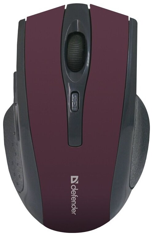 Мышь Defender Accura MM-665 оптическая беспроводная черныйкрасный