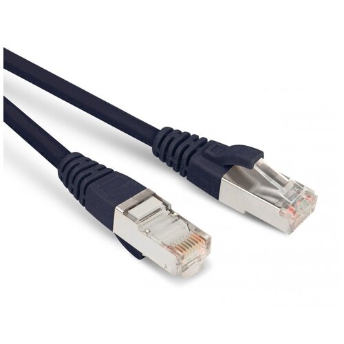 Патч-корд Hyperline экранированный, Cat.5e, LSZH, 0.5 м, черный PC-LPM-STP-RJ45-RJ45-C5e-0.5M-LSZH-BK кабель витая пара патч корд hyperline pc lpm stp rj45 rj45 c5e 0 5m lszh bk 0 5m