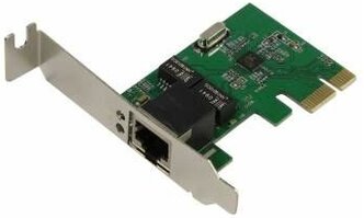 Сетевая карта PCI-Ex1 (RTL8111C) 1 x RJ45, 10/100/1000 Мбит/с, Low Profile | ORIENT XWT-R81PELV2
