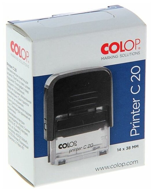 Текстовый амп "Colop Printer C20 Получено" ассорти