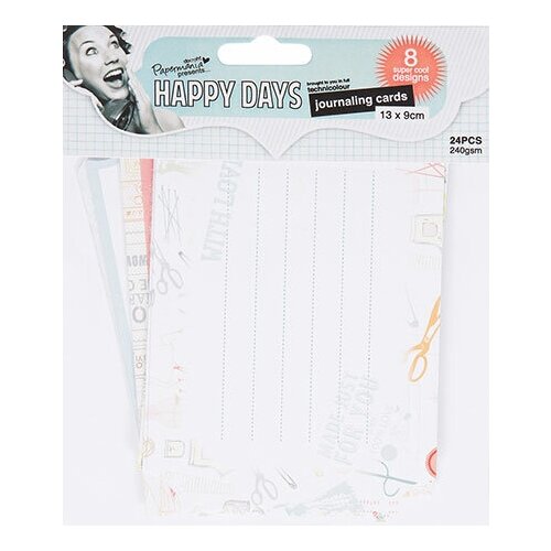 Набор высеченных элементов Happy Days (240gsm) 13,0 х 9,0 см DOCRAFTS PMA150615