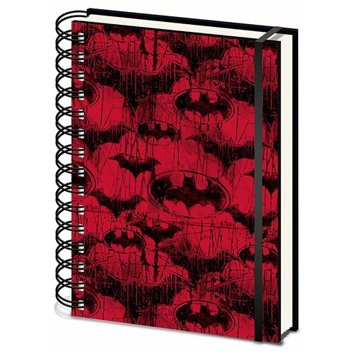 Записная Книжка с ручкой Бэтмен (Red) A5 Wiro SR73706